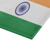 Flagge Indiens Schneidebrett (Ecke)