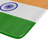 Flagge Indiens Schneidebrett (Ecke)