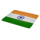 Flagge Indiens Schneidebrett (Ecke)