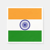 Flagge Indiens Serviette (Vorderseite)