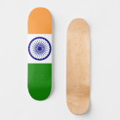 Flagge Indiens Skateboard (Vorderseite)