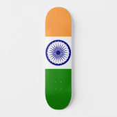 Flagge Indiens Skateboard (Vorderseite)