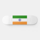 Flagge Indiens Skateboard (Horizontal)