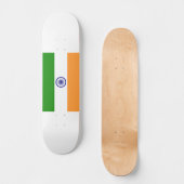 Flagge Indiens Skateboard (Vorderseite)