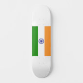 Flagge Indiens Skateboard (Vorderseite)