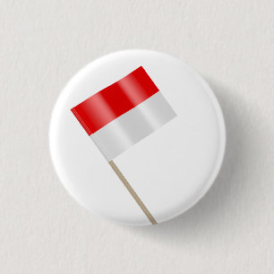 Flagge Indonesiens Button