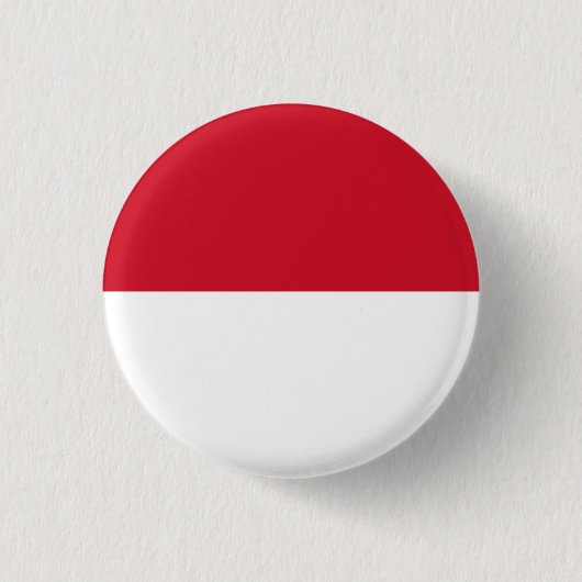 Flagge Indonesiens Button (Vorderseite)