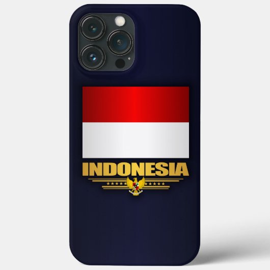Flagge Indonesiens Case-Mate iPhone Hülle (Rückseite)