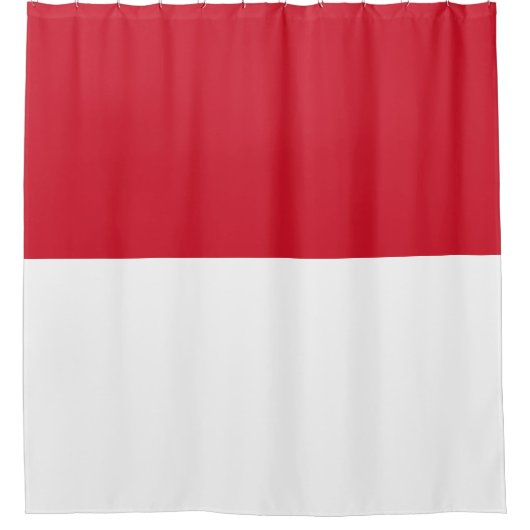 Flagge Indonesiens Duschvorhang (Vorderseite)