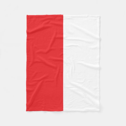 Flagge Indonesiens Fleecedecke (Vorderseite)