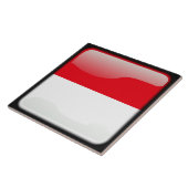 Flagge Indonesiens Fliese (Seite)