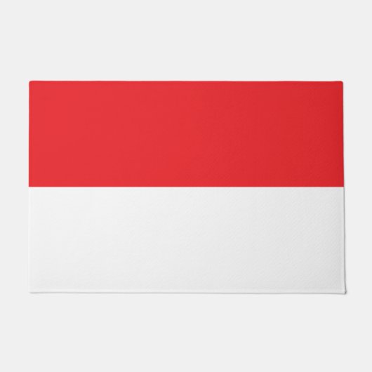 Flagge Indonesiens Fußmatte (Vorderseite)