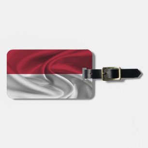 Flagge Indonesiens Gepäckanhänger