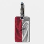 Flagge Indonesiens Gepäckanhänger (Rückseite vertikal)