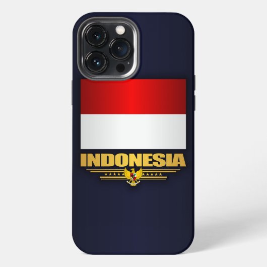 Flagge Indonesiens iPhone Hülle (Rückseite)