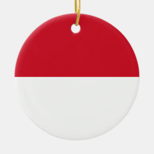 Flagge Indonesiens Keramik Ornament