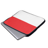 Flagge Indonesiens Laptopschutzhülle (Vorne Knopf)