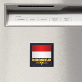 Flagge Indonesiens Magnet (In Situ (Geschirrspüler))