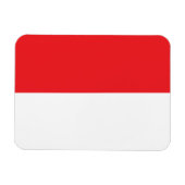 Flagge Indonesiens Magnet (Horizontal)