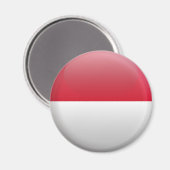 Flagge Indonesiens Magnet (Vorderseite/Rückseite)