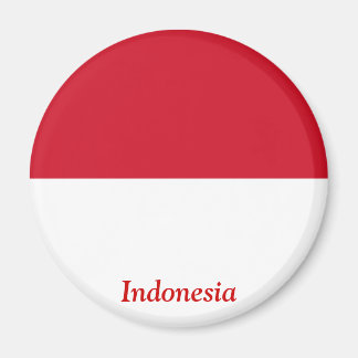 Flagge Indonesiens Magnet