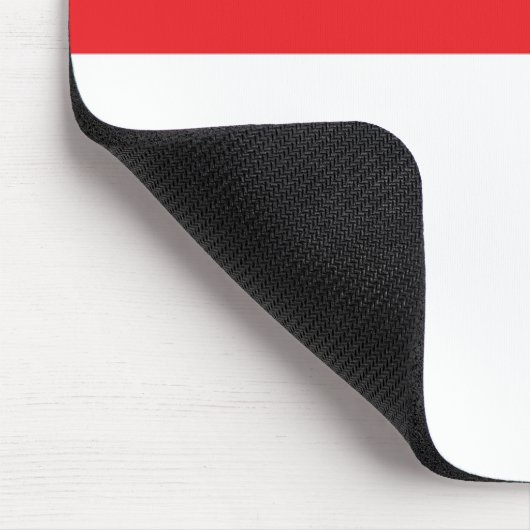 Flagge Indonesiens Mousepad (Ecke)