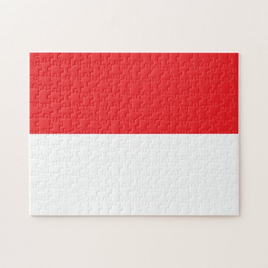 Flagge Indonesiens Puzzle (Horizontal)