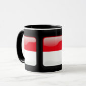 Flagge Indonesiens Tasse (Vorderseite Links)