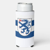 Flagge Ingolstadt, Bayern - DEUTSCHLAND Selters Dosenkühler (Seltzer Rückseite)