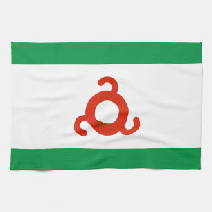 Flagge Inguschetien Geschirrtuch