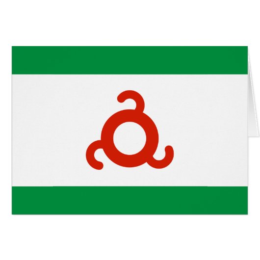 Flagge Inguschetiens (Vorderseite (Horizontal))