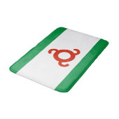 Flagge Inguschetiens Badematte (Schrägansicht)