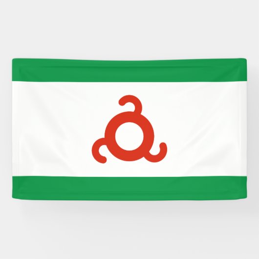 Flagge Inguschetiens Banner (Horizontal)