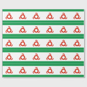 Flagge Inguschetiens Geschenkpapier (Flach)