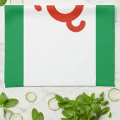 Flagge Inguschetiens Geschirrtuch (Gefaltet)