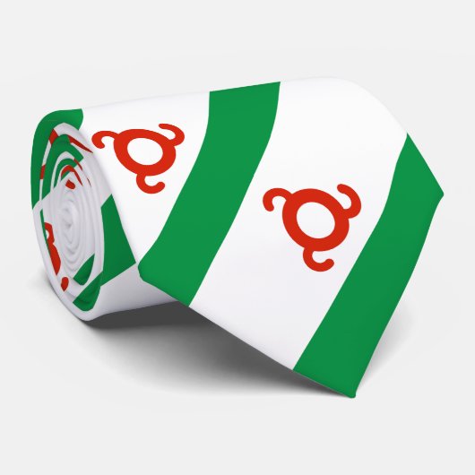 Flagge Inguschetiens Krawatte (Gerollt)