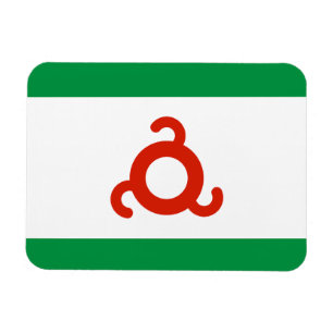 Flagge Inguschetiens Magnet