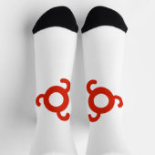 Flagge Inguschetiens Socken (Oben)