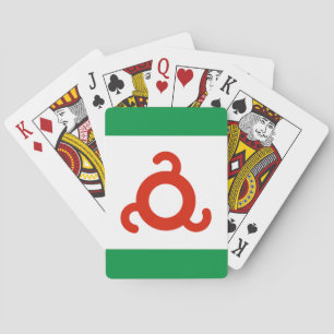 Flagge Inguschetiens Spielkarten