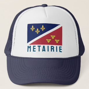 Flagge (inoffiziell) von Metairie, Louisiana Truckerkappe