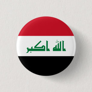 Flagge Iraks Button