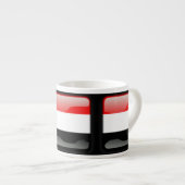 Flagge Iraks Espressotasse (Vorderseite Rechts)