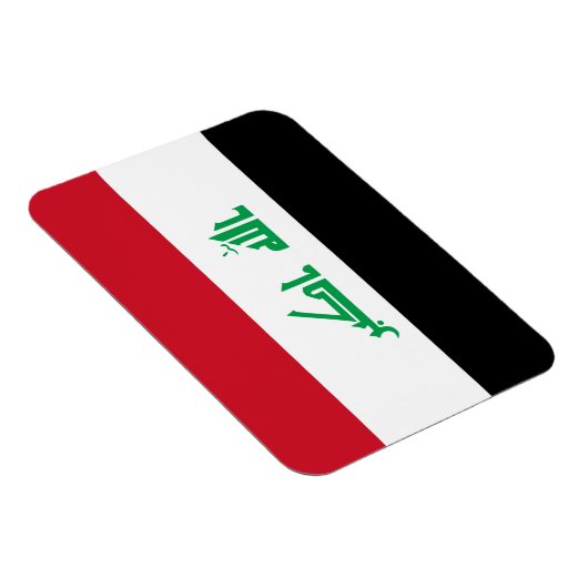 Flagge Iraks Magnet (Rechte Seite)