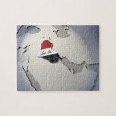 Flagge Iraks Puzzle (Horizontal)