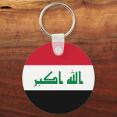 Flagge Iraks Schlüsselanhänger (Vorderseite)