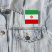 Flagge Iran (Iran) Button (Beispiel)