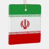 Flagge Iran (Iran) Keramikornament (Rechts)