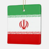 Flagge Iran (Iran) Keramikornament (Links)
