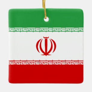 Flagge Iran (Iran) Keramikornament