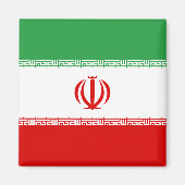 Flagge Iran (Iran) Magnet (Vorne)